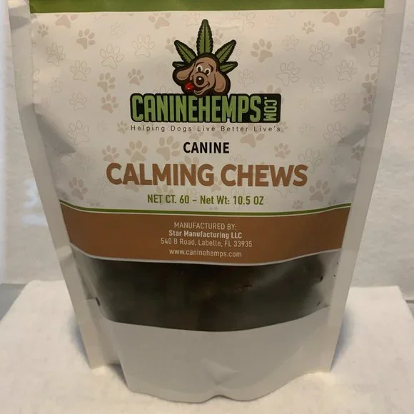 CANINE CALMING CHEWS 600MG ( Free Shipping on all of Canine Products.) - Picture 2 of 5